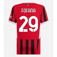 AC Milan Youssouf Fofana #29 Hjemmebanetrøje Dame 2024-25 Kortærmet